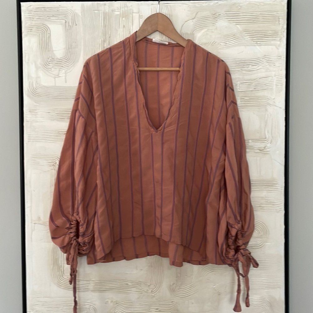 Lou & Grey striped Poet Shirt